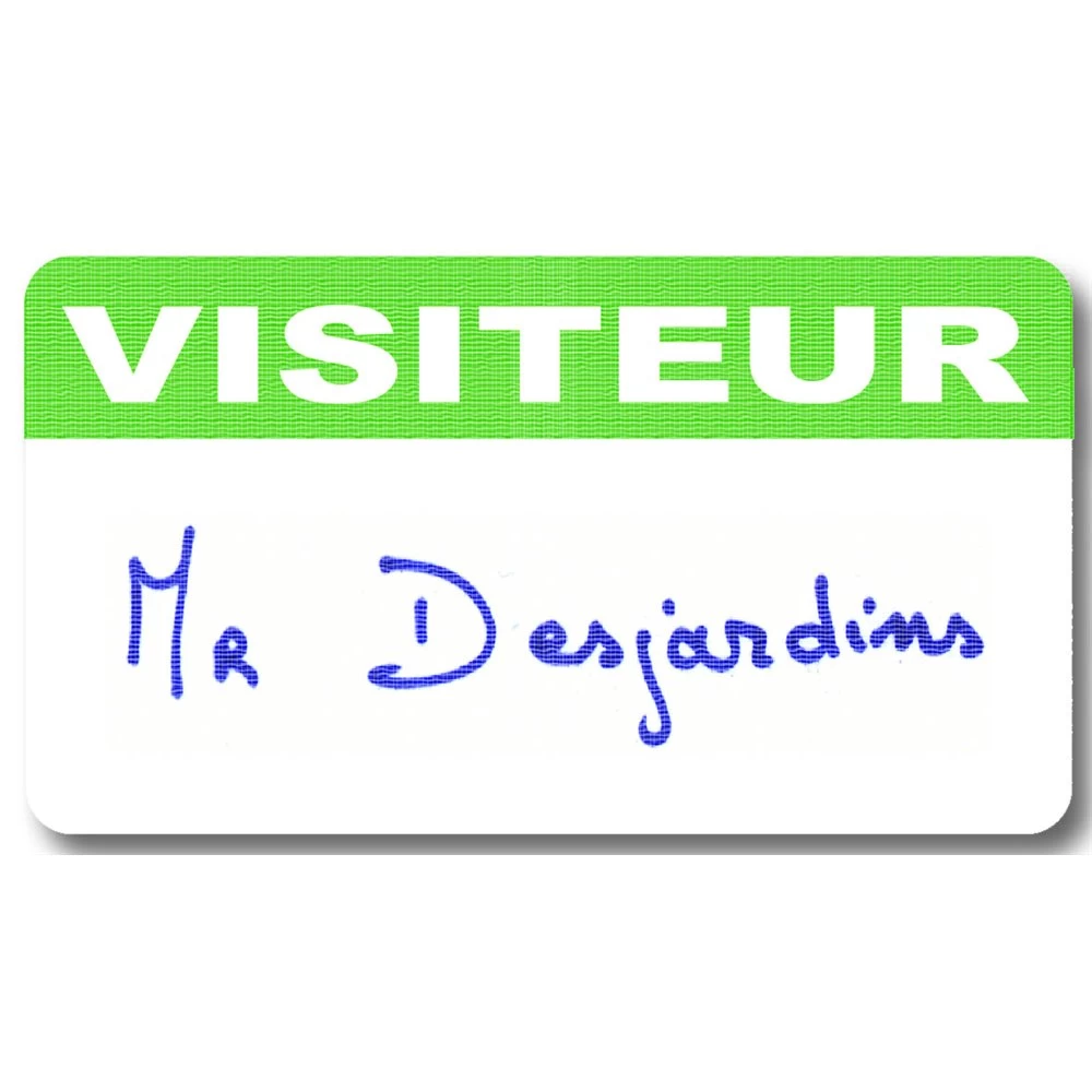 Badge Visiteur Vierge Satin Laserlab A4 3 Badge Visiteur Vierge Satin Laserlab A4 – Image 3