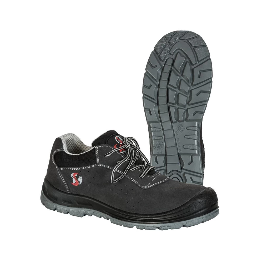 Chaussures De Sécurité Basse Perforée En Daim 1 Chaussures De Sécurité Basse Perforée En Daim