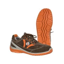 Chaussures De Sécurité Basses En Cuir Velours