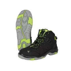 Chaussures De Sécurité Noire Et Verte