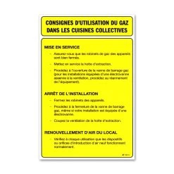 Consignes D’utilisation Du Gaz Dans Les Cuisines Collectives