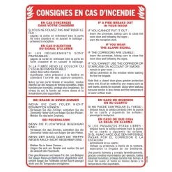 Consignes Hotel 4 Langues