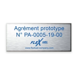 Etiquette Aluminium 3M Rigide 1 Mm Anodisée + Gravure Petite Série Urgente -Zebra Promos Magasin etiquette aluminium anodisee codebarre quadri hd petite serie urgente 3