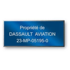 Etiquette Aluminium 3M Rigide 1 Mm Anodisée + Gravure Petite Série Urgente -Zebra Promos Magasin etiquette aluminium anodisee codebarre quadri hd petite serie urgente 4