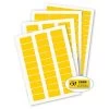 Etiquette Autocollante 25x51mm En Polyester Jaune 3M Laserlab