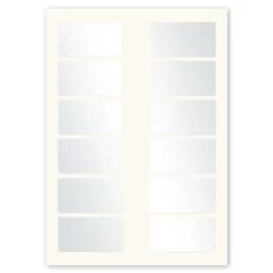 Etiquette Autocollante A4 Constructeur Polyester Double-adhésif 3M Laserlab Vierge Métallisée