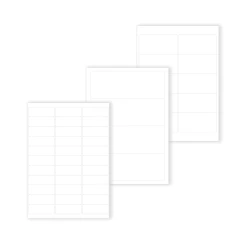 Etiquette Autocollante A4 En Polyester économique Blanche