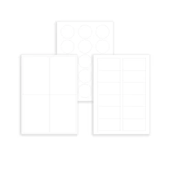 Etiquette Autocollante A4 En Polyester économique Transparente