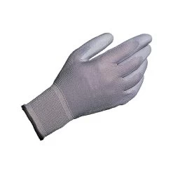 Gants En Nylon Gris Enduit De Polyuréthane - XS