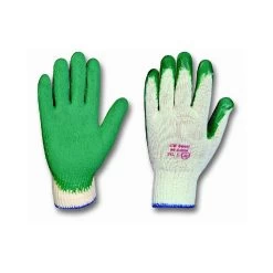 Gants Enduits De Latex Vert