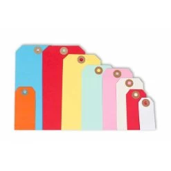 Lot 1000 étiquettes Américaines 100x51mm Avec Ficelle