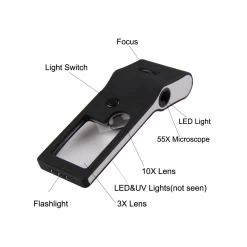 Loupe De Poche A Lampe UV -Zebra Promos Magasin loupe de poche a lampe uv 5