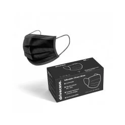 Masque Chirurgical Jetable - Noir - Type II