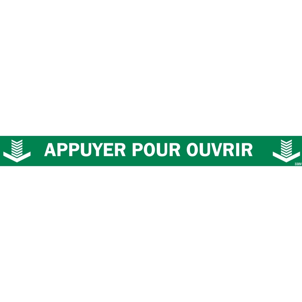 Panneau "appuyer Pour Ouvrir" 1 Panneau "appuyer Pour Ouvrir"