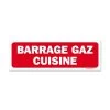 Panneau Barrage Gaz Cuisine