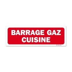 Panneau Barrage Gaz Cuisine