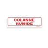 Panneau Colonne Humide - Fond Blanc