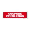 Panneau Coupure Ventilation