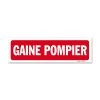 Panneau Gaine Pompier