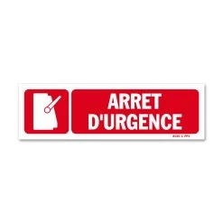 Panneau Arrêt D’urgence