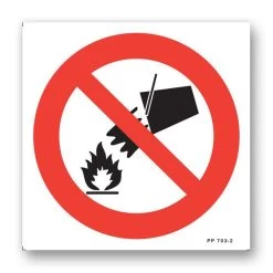 Panneau Picto Ne Pas Verser D’eau