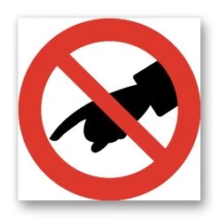 Panneau Picto Ne Pas Toucher