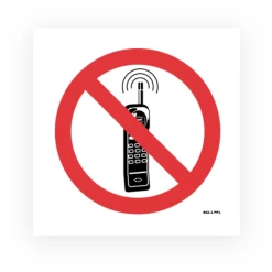 Panneau Picto Téléphone Interdit