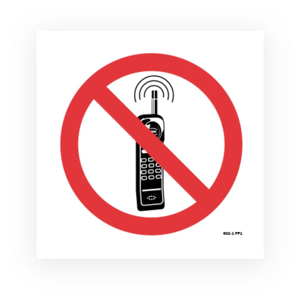Panneau Picto Téléphone Interdit 1 Panneau Picto Téléphone Interdit