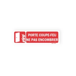 Panneau Porte Coupe-feu Ne Pas Encombrer