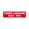 Panneau Vanne Coupure Eau R.I.A