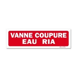 Panneau Vanne Coupure Eau R.I.A