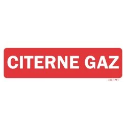 Panneau Citerne Gaz