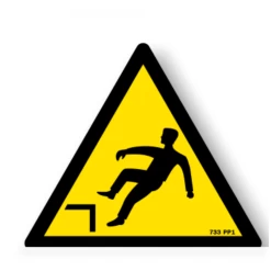 Panneau Picto Risque De Chute Avec Dénivellation