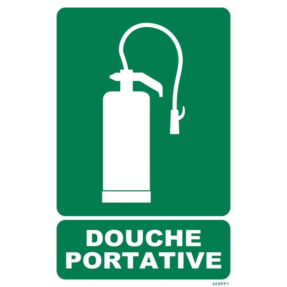 Panneau Douche Portative - Fond Vert 1 Panneau Douche Portative - Fond Vert