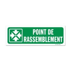 Panneau Point De Rassemblement Horizontal