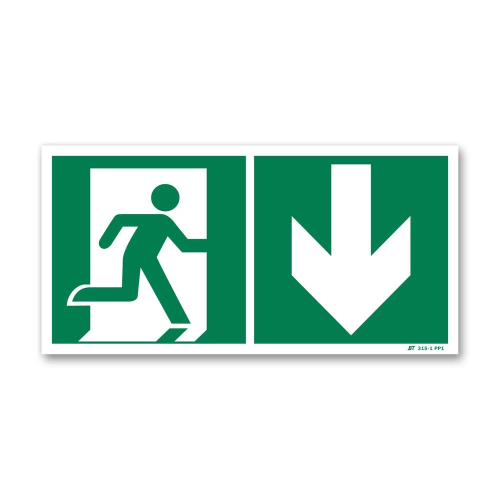 Panneau Picto Sortie Porte Droite Flèche Vers Le Bas 1 Panneau Picto Sortie Porte Droite Flèche Vers Le Bas