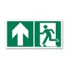 Panneau Picto Sortie Vers Porte Gauche Flèche Vers Le Haut