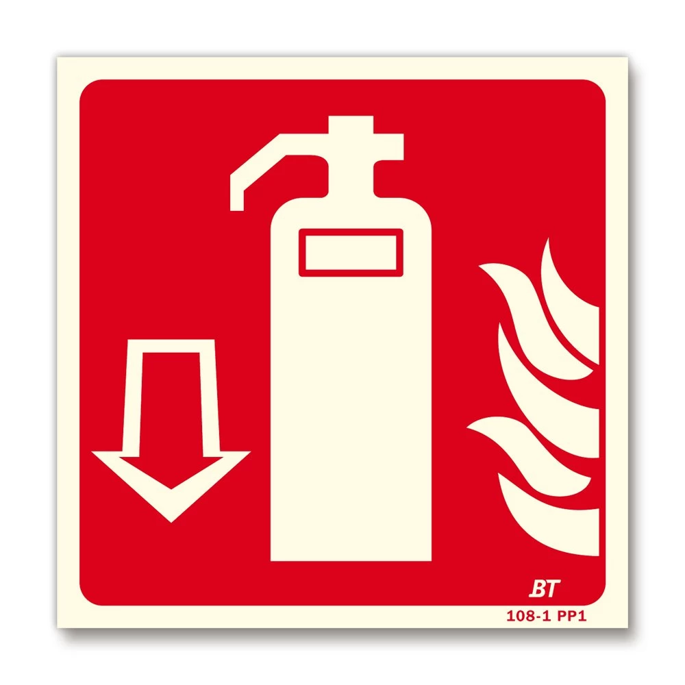 Panneau Extincteur Flèche/flammes 2 Panneau Extincteur Flèche/flammes – Image 2