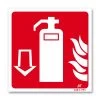 Panneau Extincteur Flèche/flammes