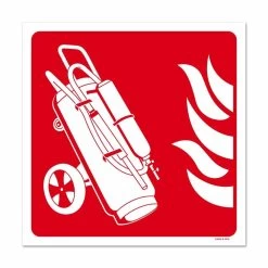 Panneau Extincteur Sur Roues