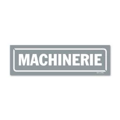 Panneau Machinerie - Fond Gris