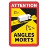 Panneau Vinyle Adhésif Attention Angles Morts Camion