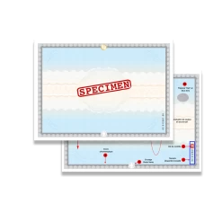 Papier Diplôme - Haute Sécurité X17