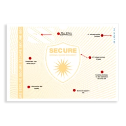 Papier Diplôme - Haute Sécurité X17 -Zebra Promos Magasin papier diplome haute securite x17 8