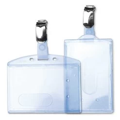 Porte Badge Rigide + Pince