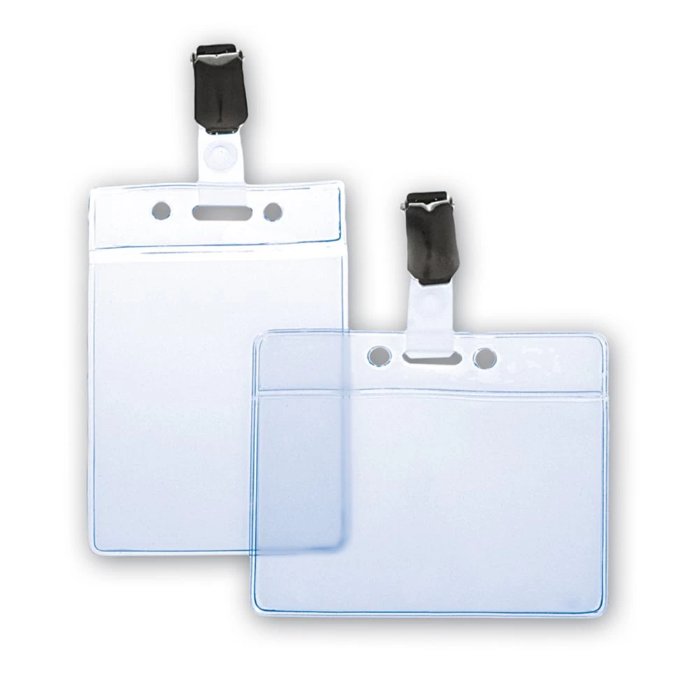 Porte-badge Souple + Pince Bretelle 1 Porte-badge Souple + Pince Bretelle