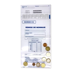 Sachet Scellé Pour Pièces De Monnaie