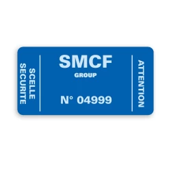 Scellé Adhésif Anti-fraude - Zéro Transfert Imprimé