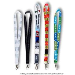 Tour De Cou Pour Badge - Personnalisé Quadri