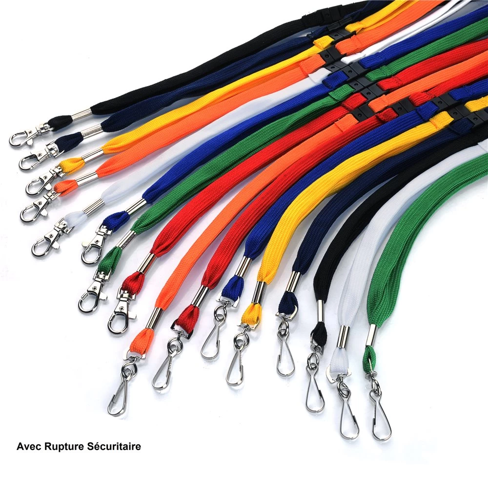 Tour De Cou Pour Badge-vierge Couleur Unie 1 Tour De Cou Pour Badge-vierge Couleur Unie